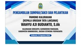 Pengambilan sumpah/janji dan pelantikan